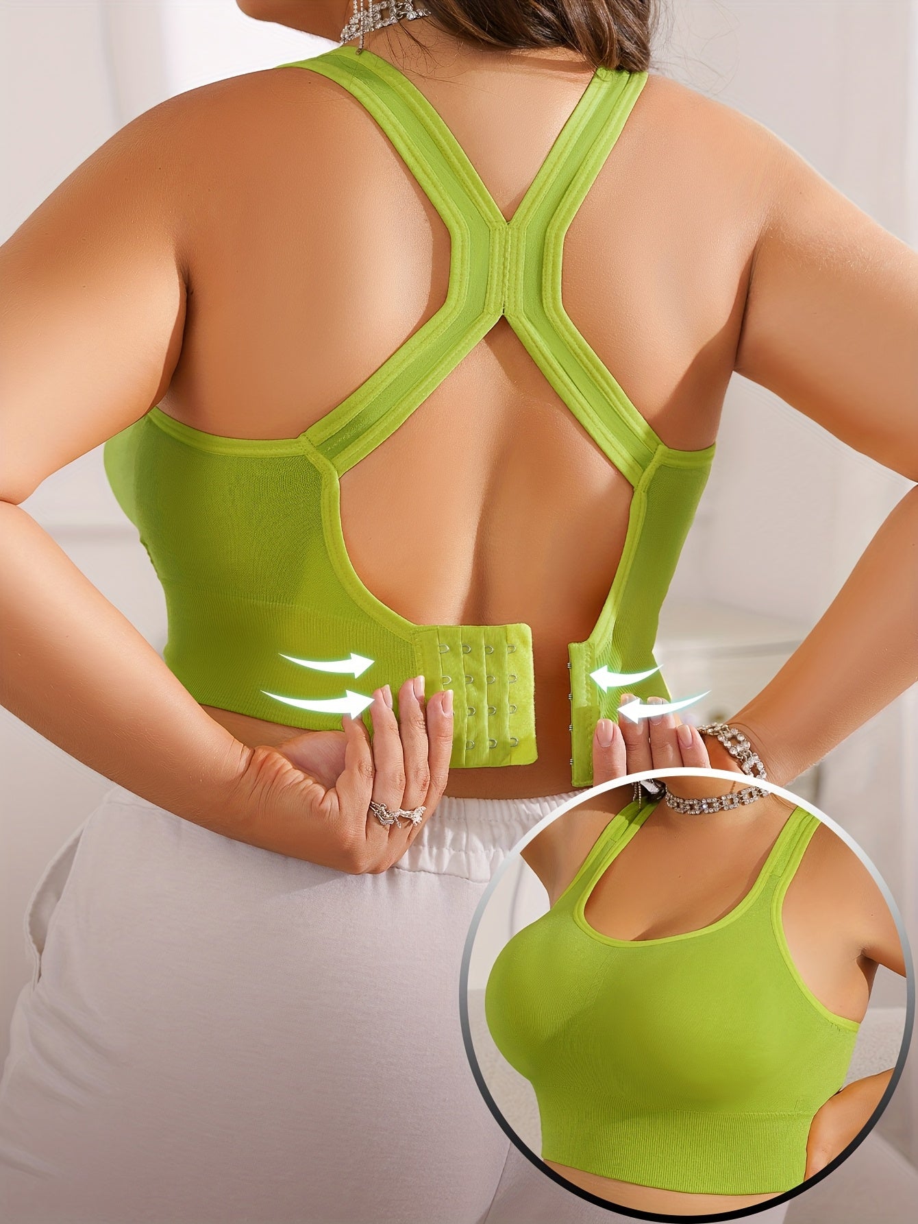 Vittoria - Sportbeha Plus Size met verwijderbare pads en verstelbare bandjes