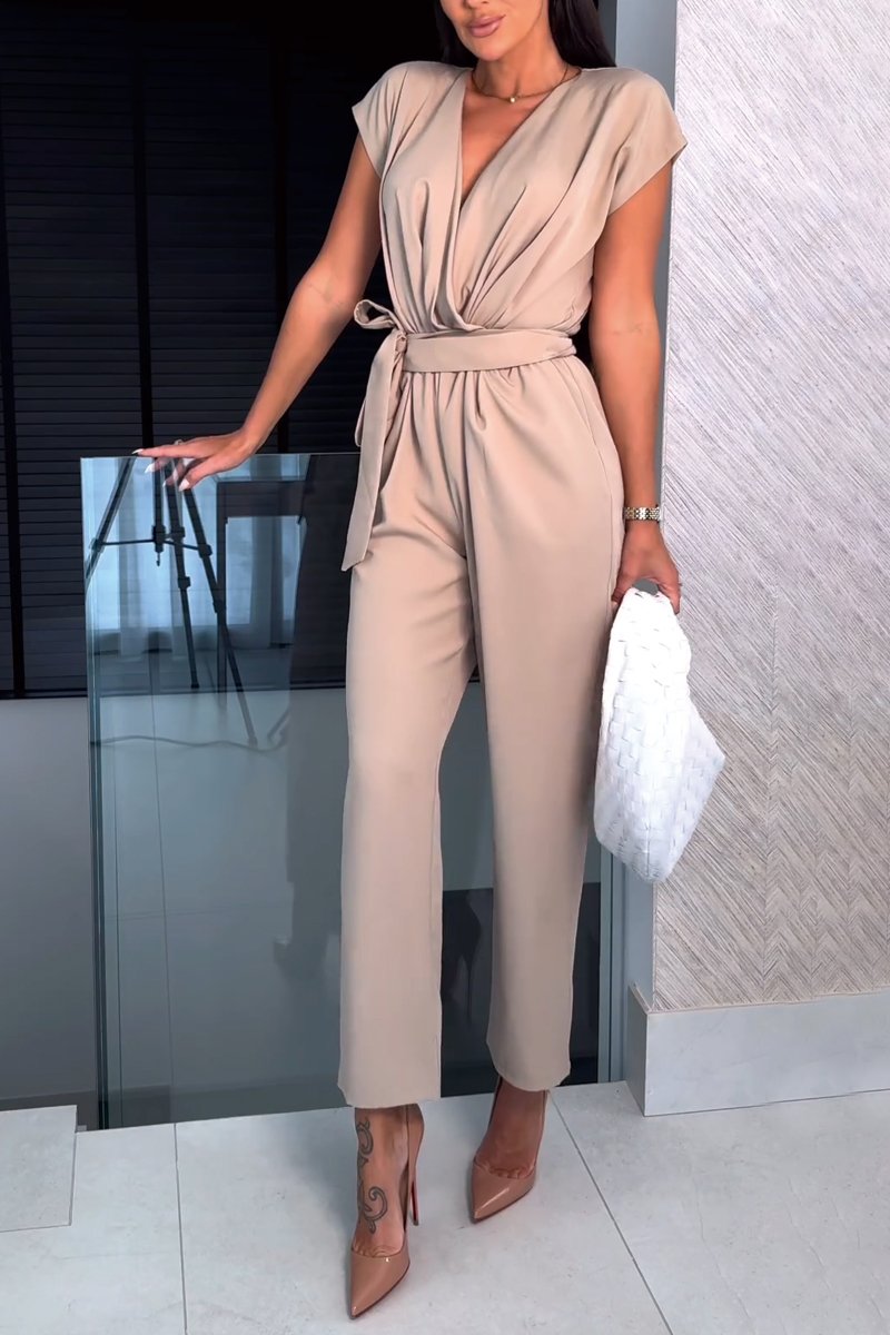 Fayara - Casual jumpsuit met korte mouwen - Lichtgewicht comfort en moeiteloze stijl.