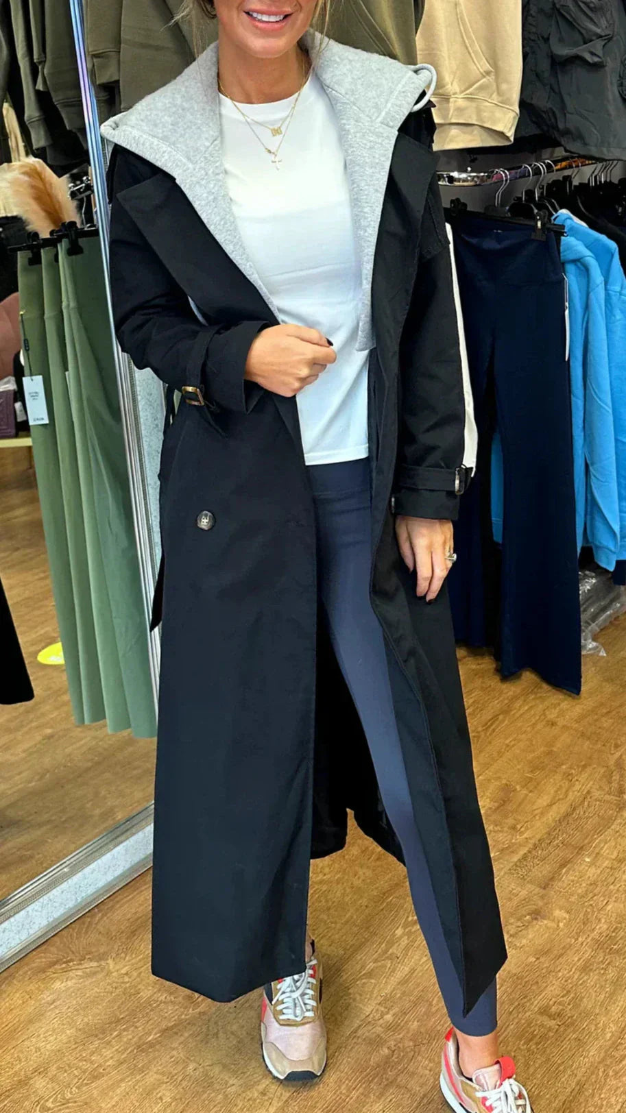 Paulien - Elegante Vintage Trenchcoat met Verstelbare Riem