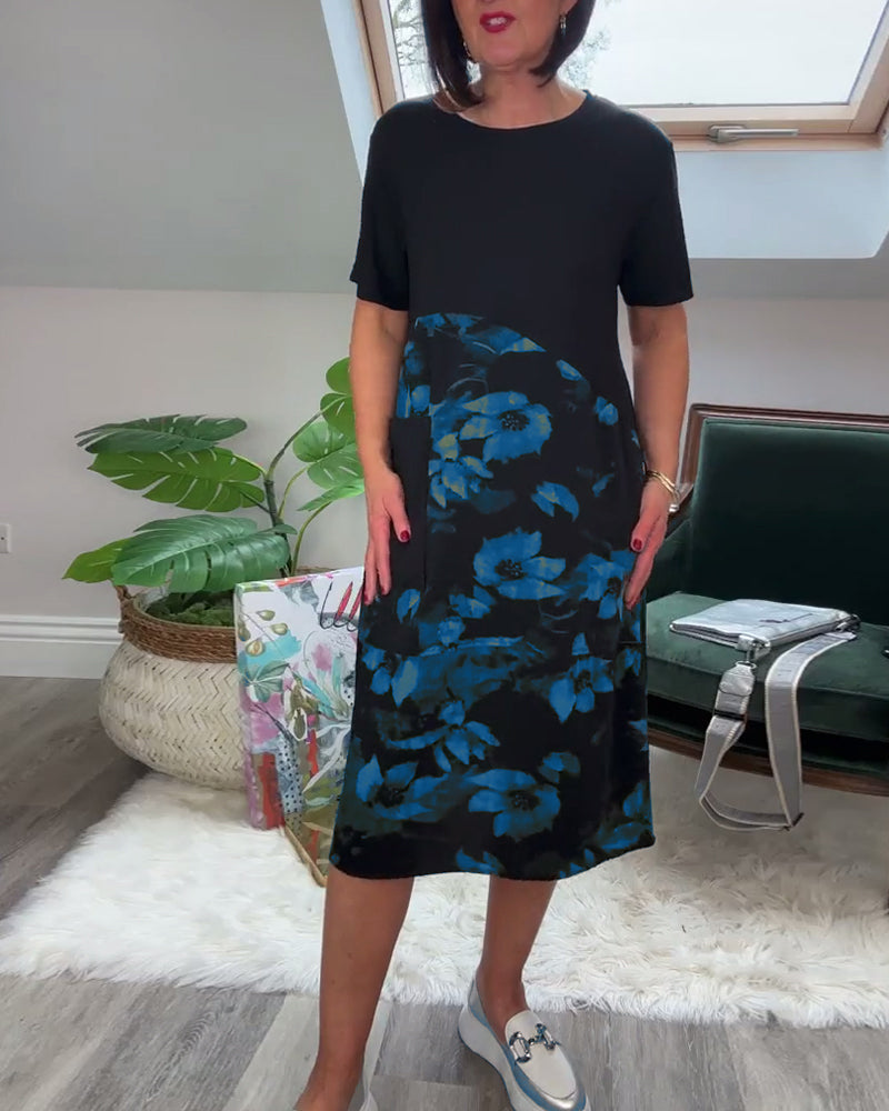 Fien - Casual jurk met bloemenprint