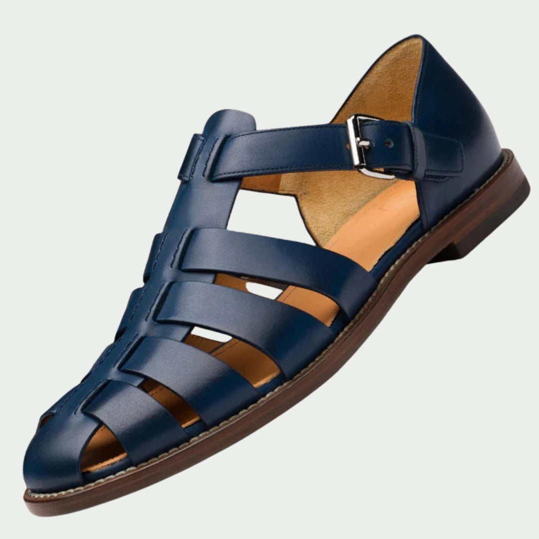 Ben - Premium leren herensandalen