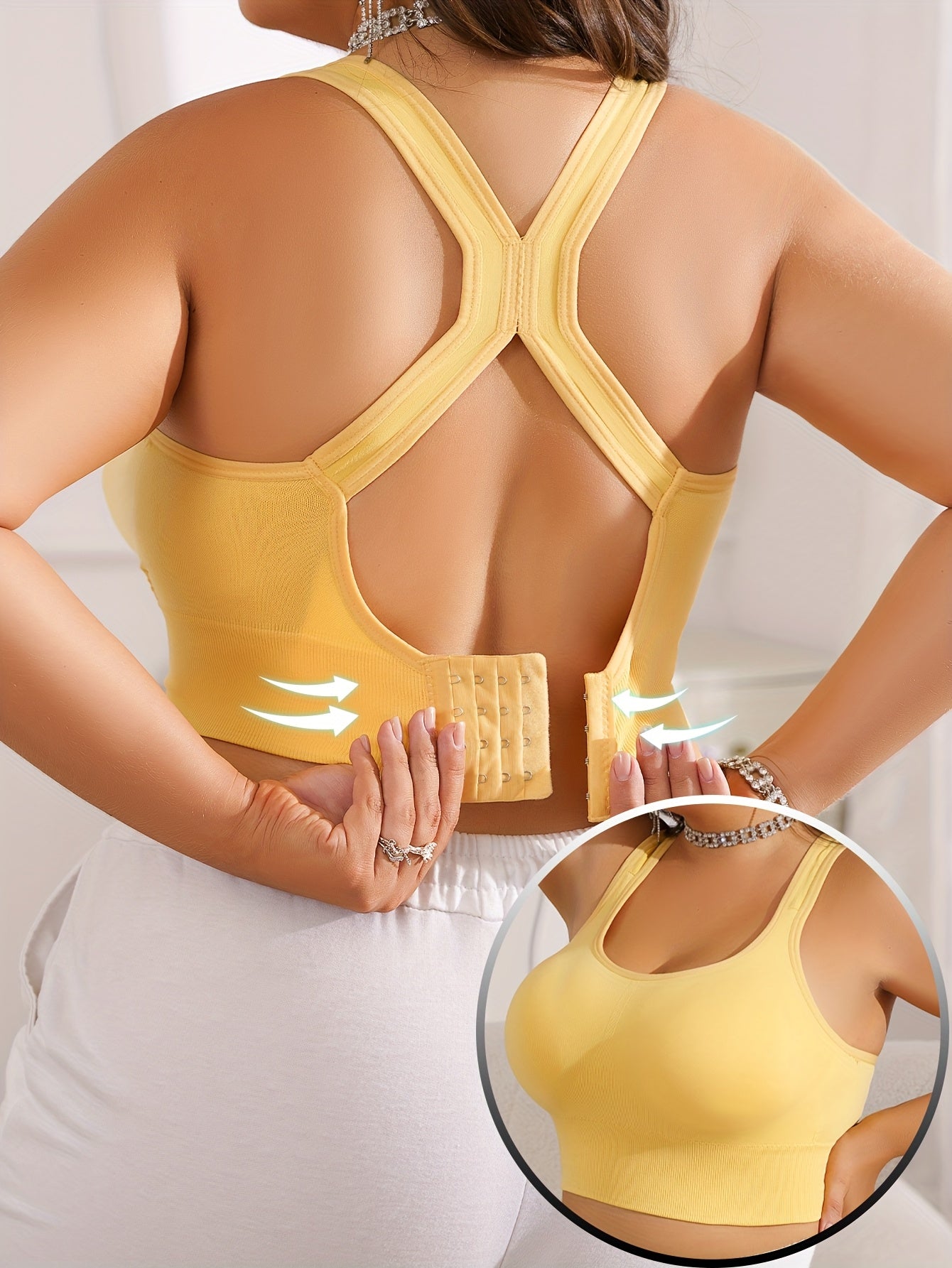 Vittoria - Sportbeha Plus Size met verwijderbare pads en verstelbare bandjes