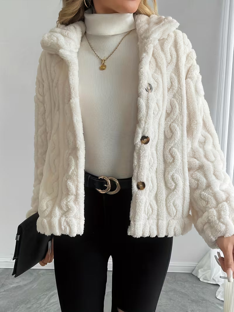 Nelle - Teddyjas voor dames met knopen