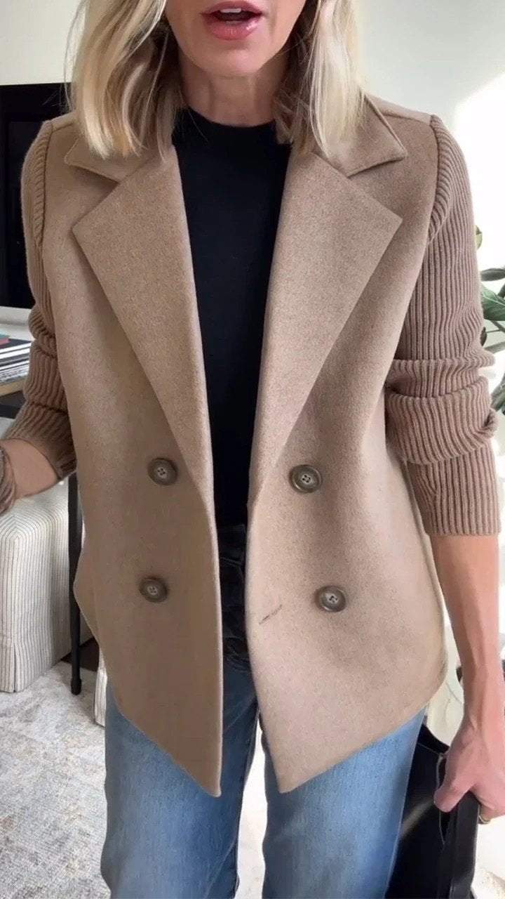 Augustine - Casual blazer met unieke mouwen