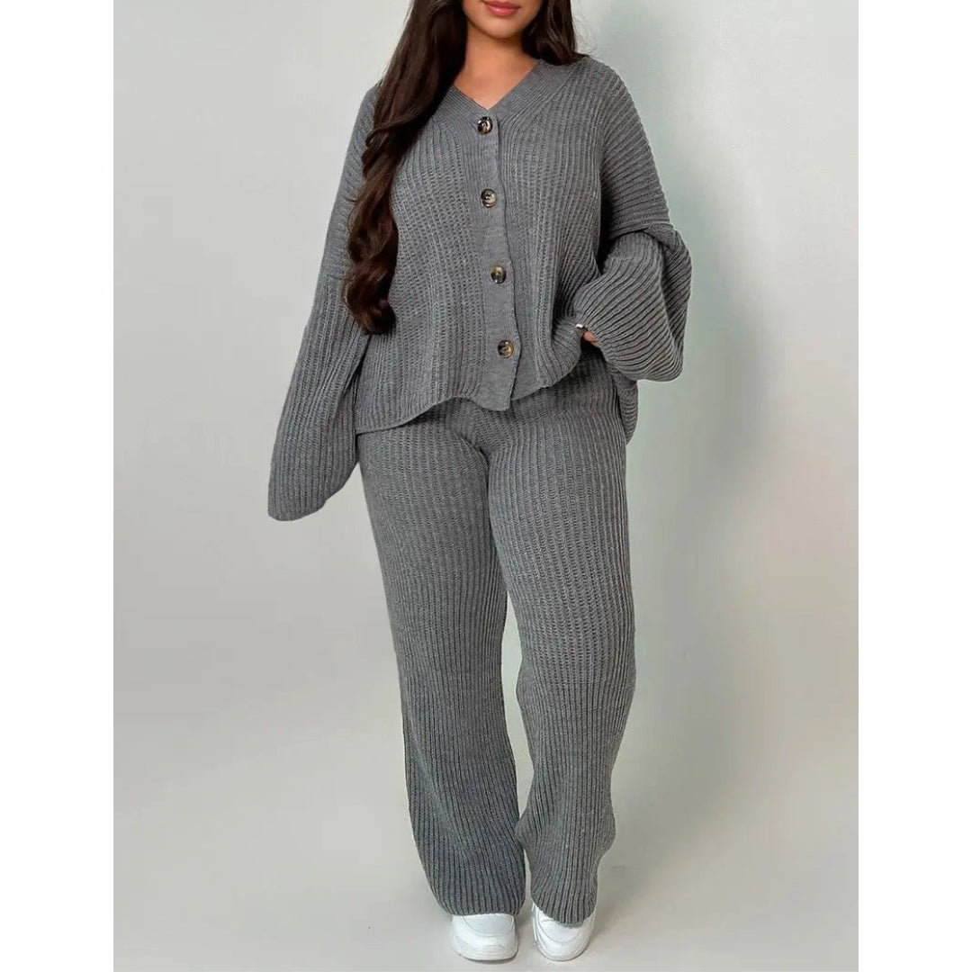 Noortje - Stijlvolle Knitted Co-Ord Set