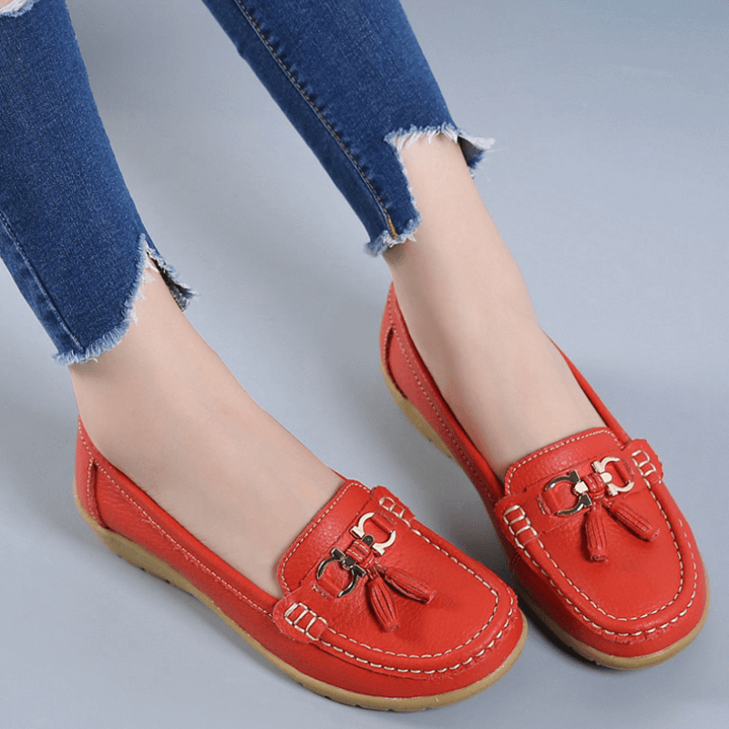 Heliora - Leren orthopedische comfortschoenen - Natuurlijke elegantie in elke stap