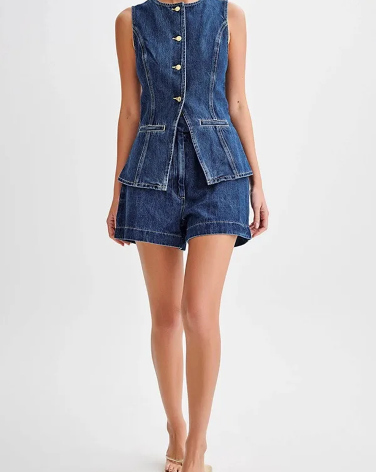 Jasmine - Tweedelige Denim Set