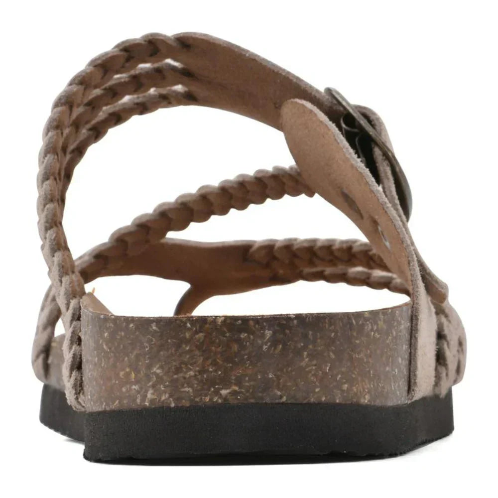 Dalyra - Dames orthopedische sandalen met verstelbare gevlochten banden