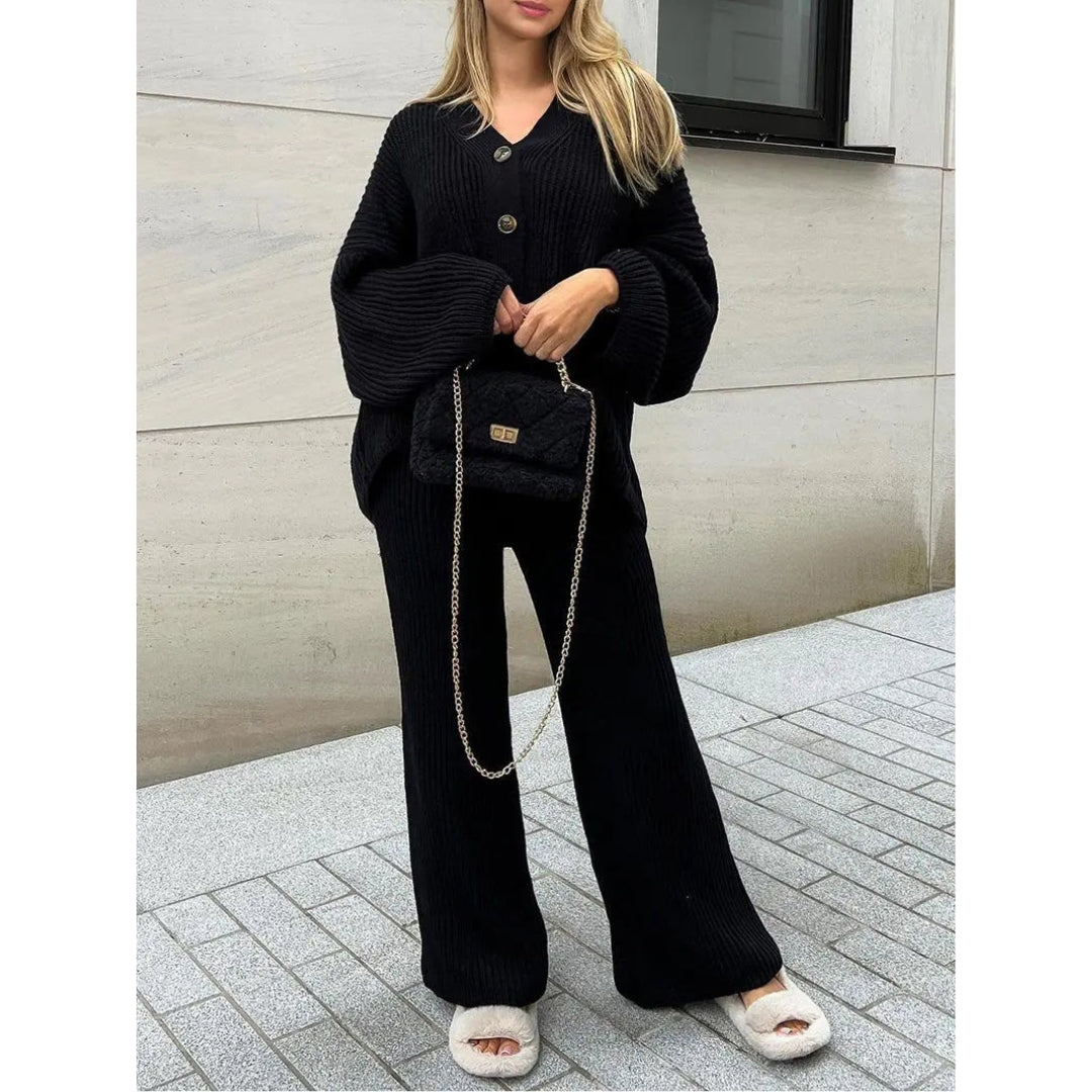 Noortje - Stijlvolle Knitted Co-Ord Set