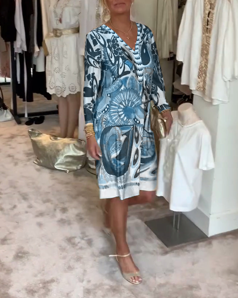 Marianne - Vintage Print Jurk