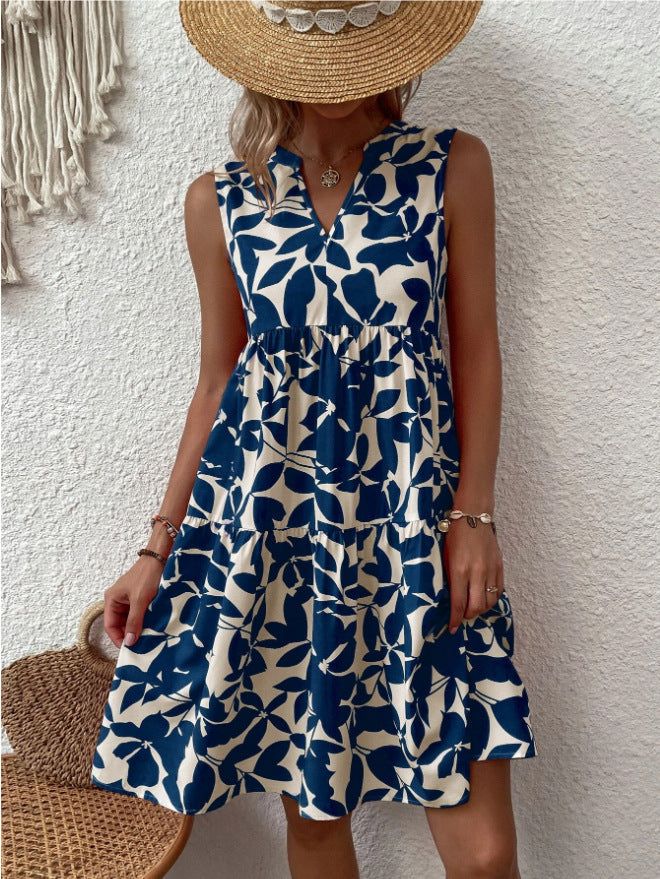 Elaris - Korte jurk voor dames met bloemenprint