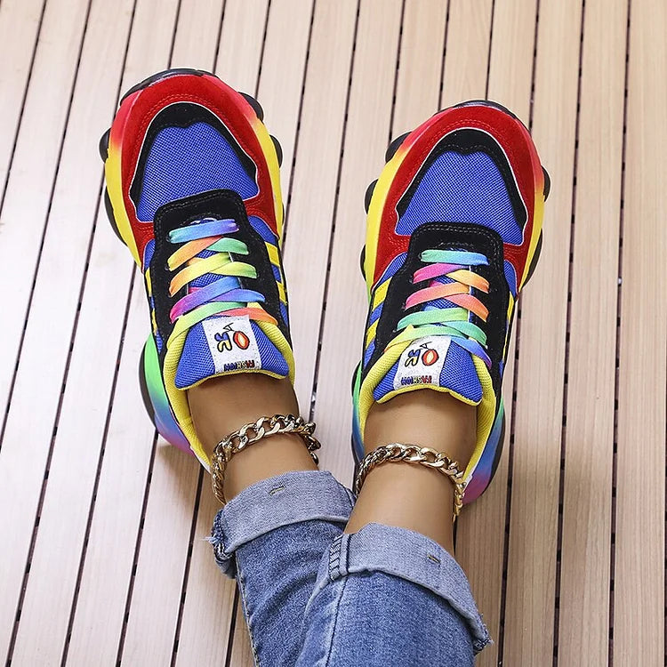 Ninthe - Comfortabele dames sneakers in meerdere kleuren met brede neus