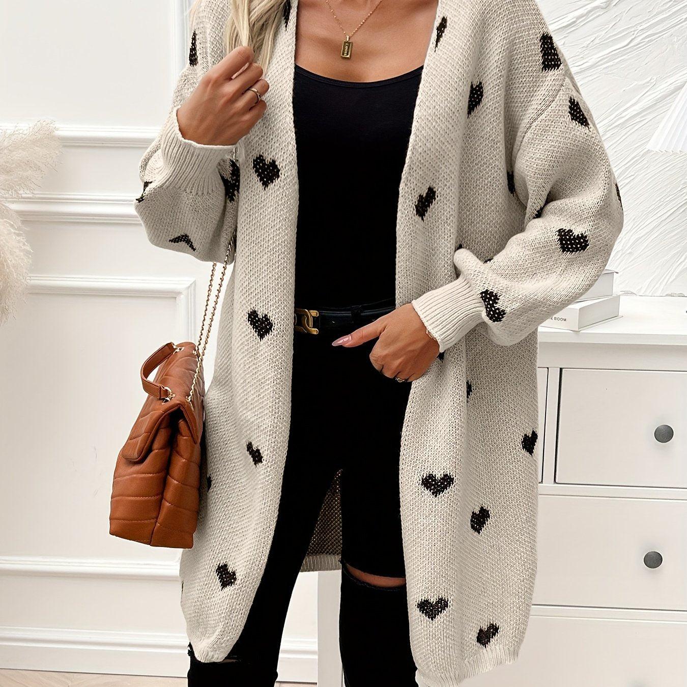Noretta - Cardigan Tricot Hart Casual