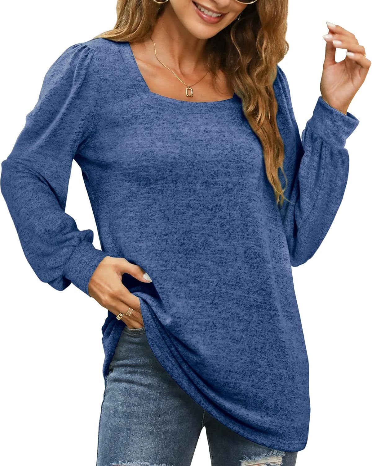 Maëlys - Blouse met Lange Mouwen voor Vrouwen