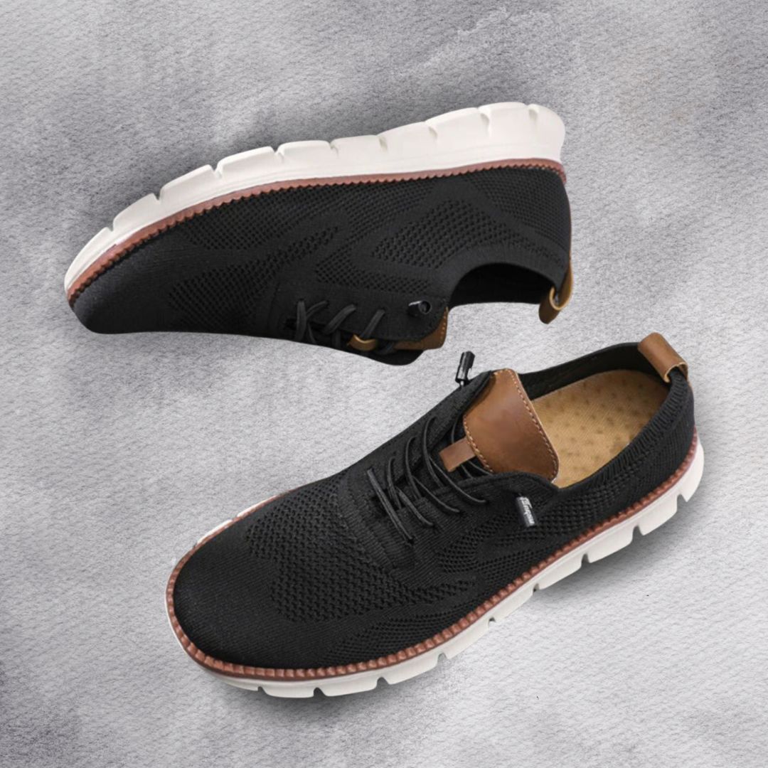 Noah - Ademend heren schoenen met veters voor dagelijks comfort