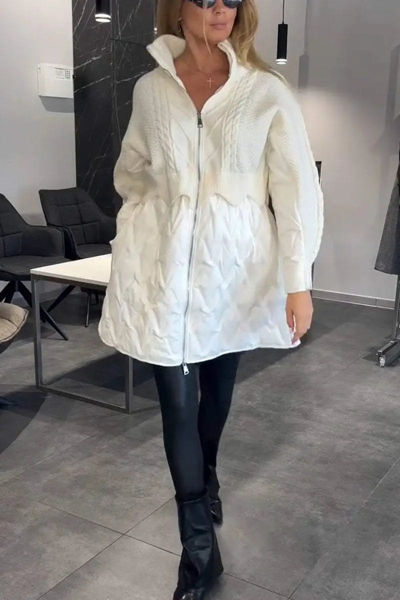 Octavie - Trendy en warm vest met rits