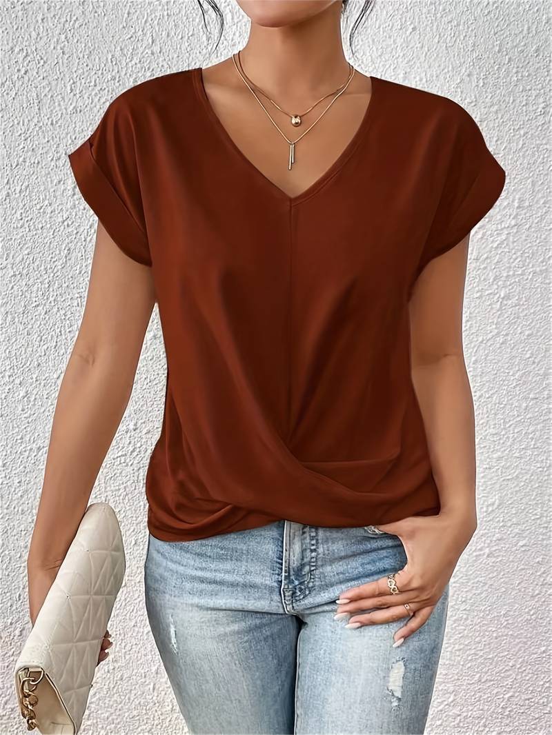 Tess - Comfortabel Dames T-shirt met Korte Mouwen