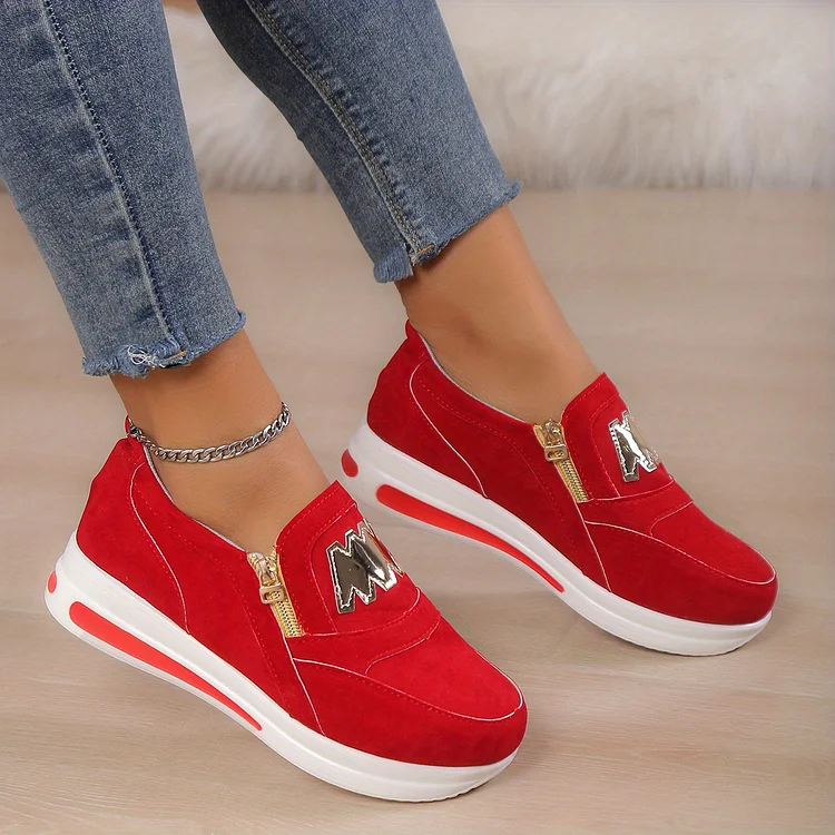 Nella - Comfortabele Orthopedische Schoenen met Casual Slip-on Platform voor Vrouwen