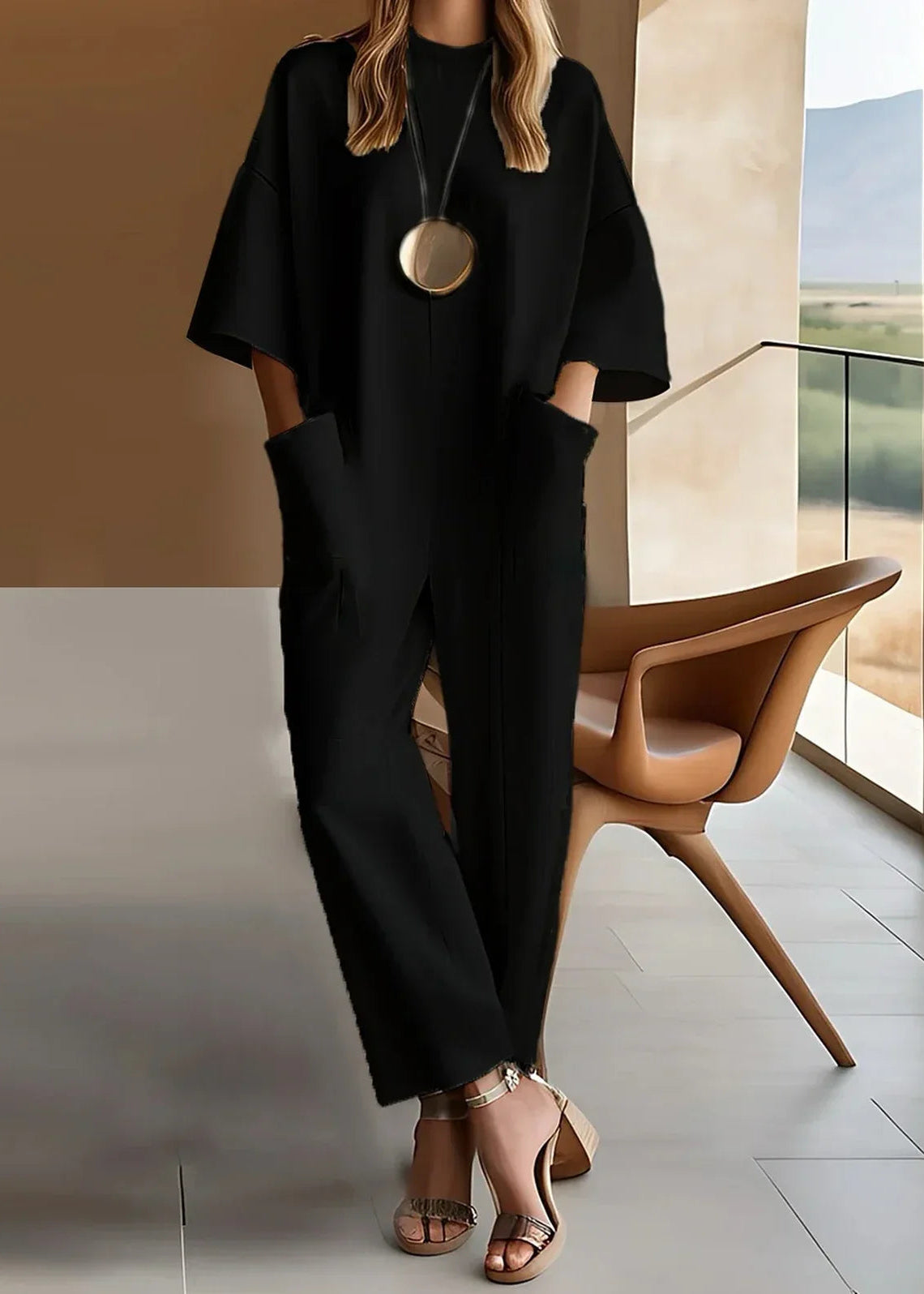 Tanoria - Urban-stijl jumpsuit voor een chique en moeiteloze look
