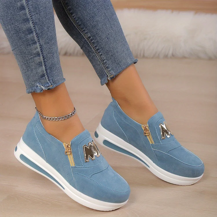 Nella - Comfortabele Orthopedische Schoenen met Casual Slip-on Platform voor Vrouwen