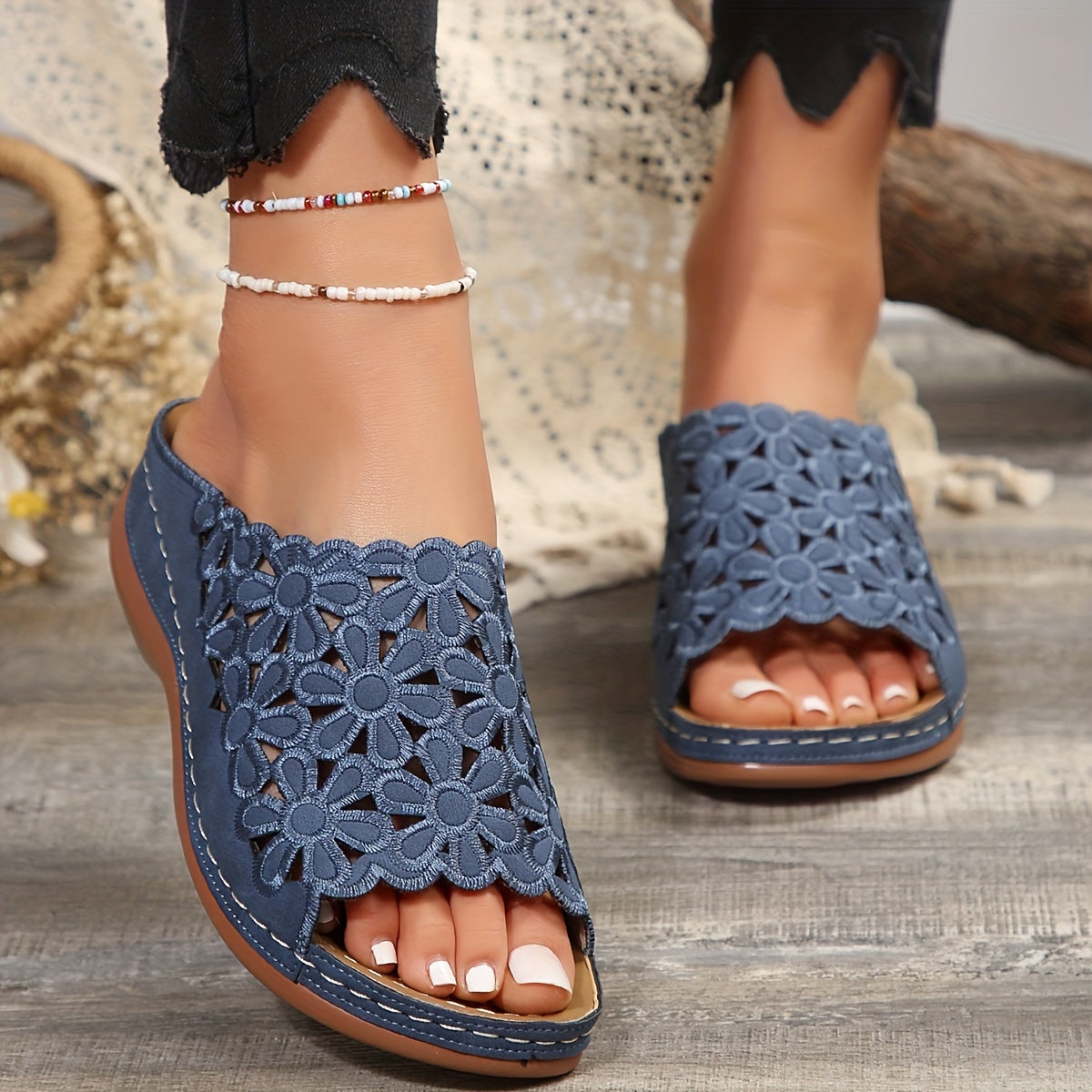 Rowenna - Orthopedische sandalen met sleehak – Ondersteuning, stabiliteit en elegantie voor elke dag