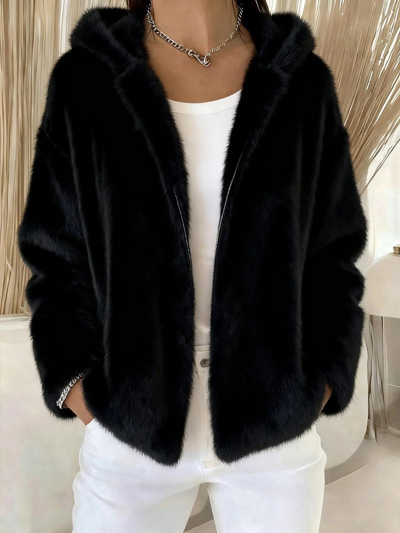 Pavirae - Zachte Pluche Hoodie Jacket