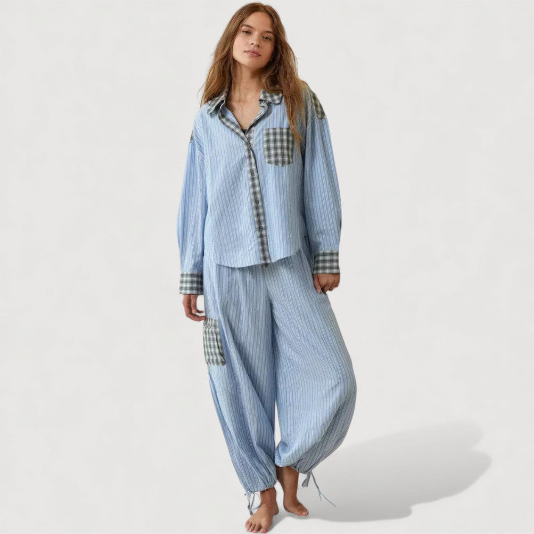 Quelindraea - Ongecompliceerd Pyjama-Set
