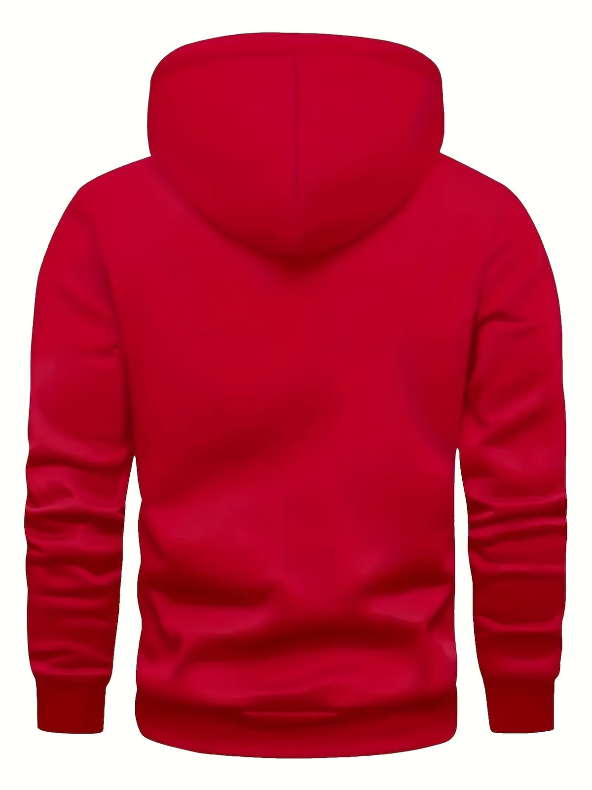 Loic - Slim fit hoodie voor mannen met asymmetrische rits en print