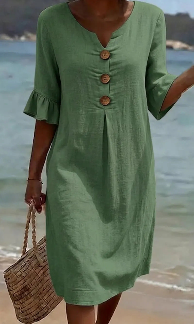 Beatrix - Luchtige zomerjurk in diverse kleuren