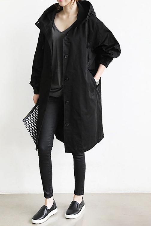 Henriette - Elegante lange cardigan voor dames met kraag en zakken