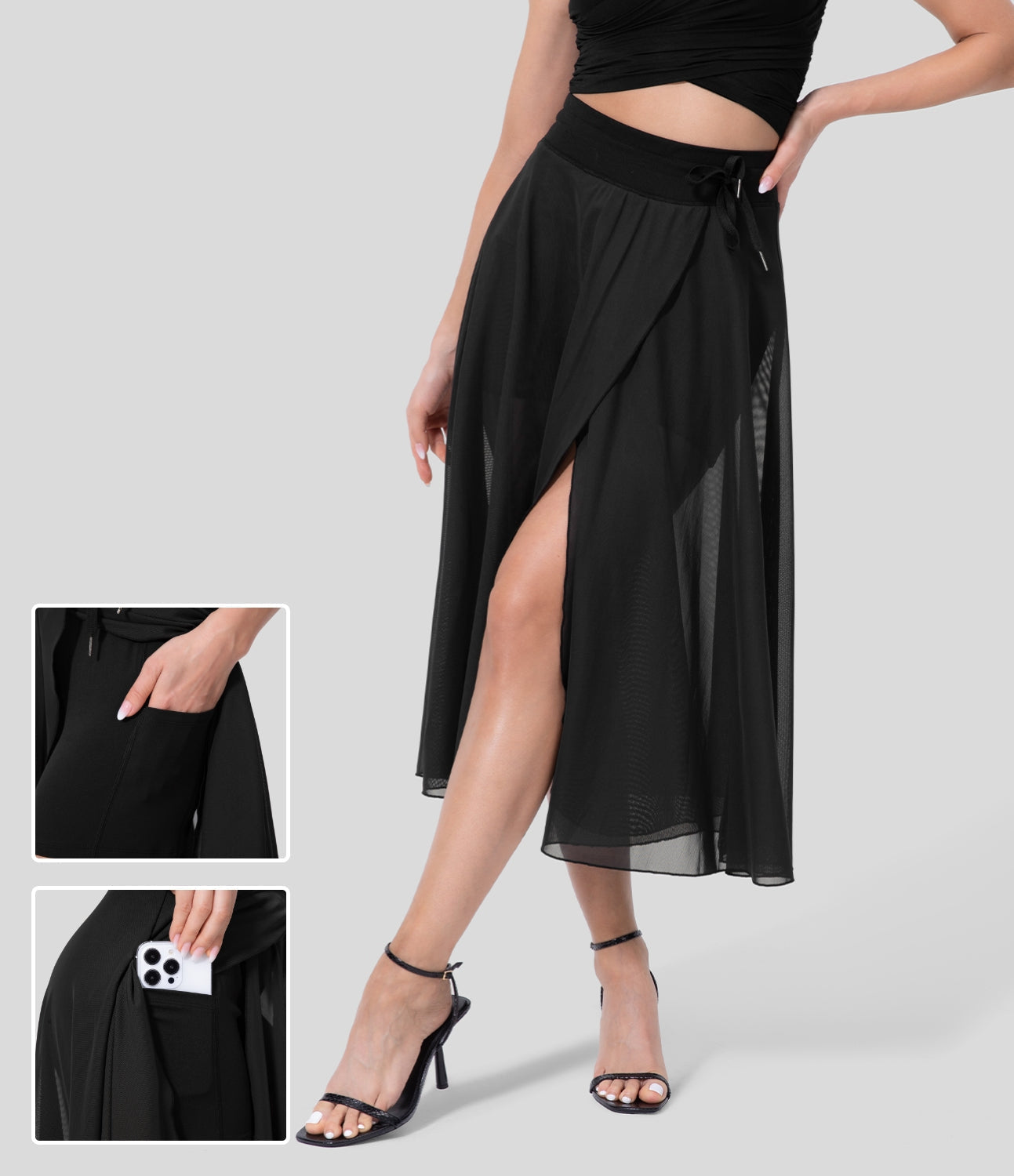 Maris - Hoge Taille 2-in-1 Rok