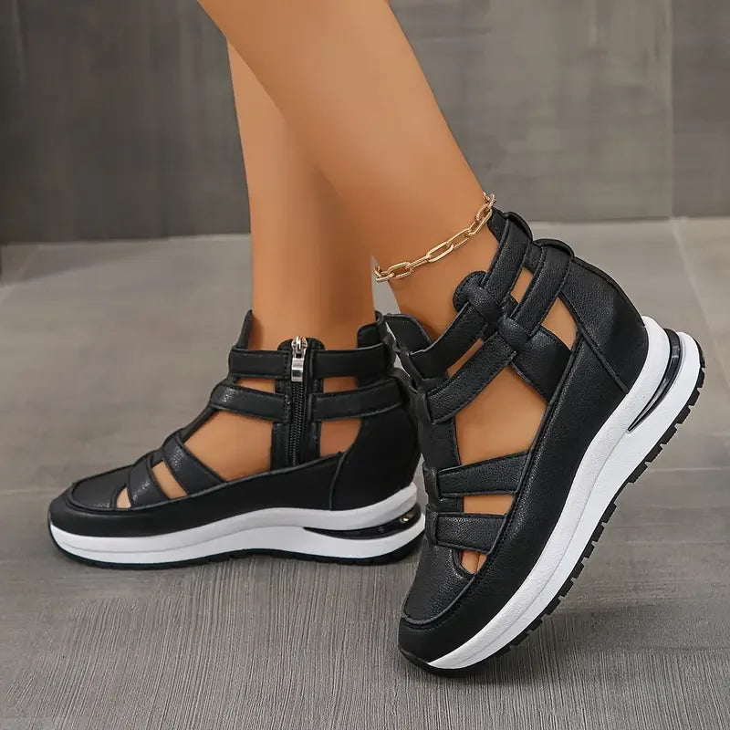 Romina - Elegante en lichtgewicht sandalen met sleehakken