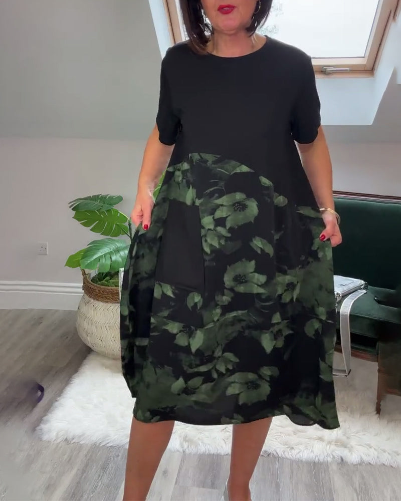 Fien - Casual jurk met bloemenprint