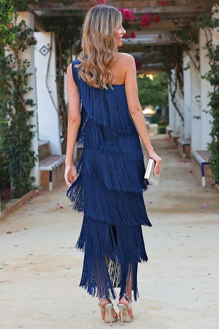 Carol️ - Unieke One-Shoulder Jurk