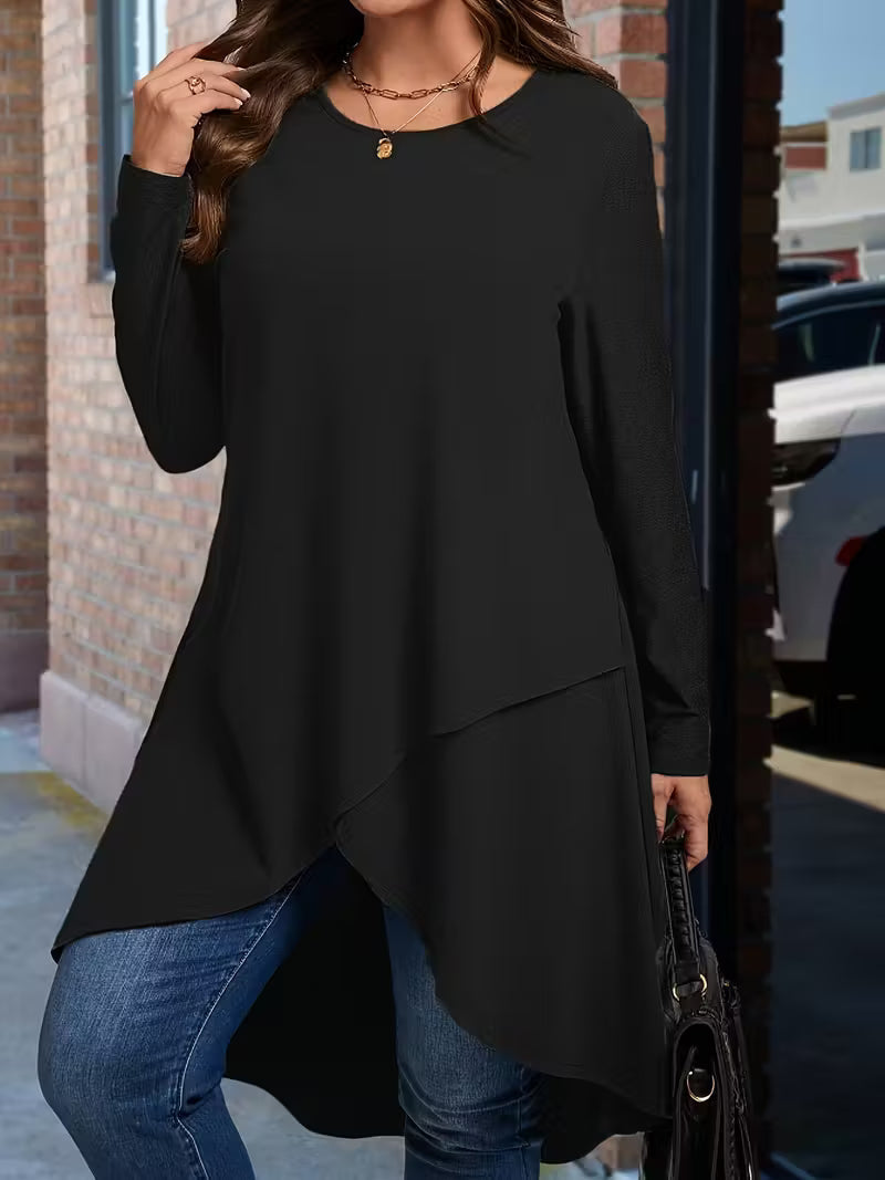 Arelivine - Elegante lange mouwen T-shirt