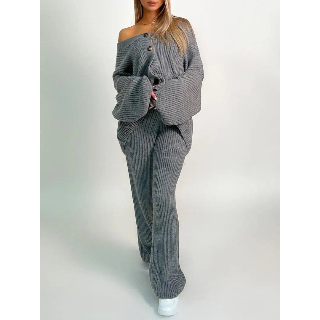 Noortje - Stijlvolle Knitted Co-Ord Set