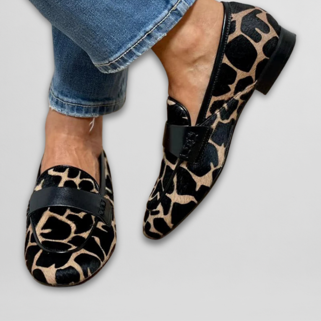 Quirelle - Mocassins met dierenprint