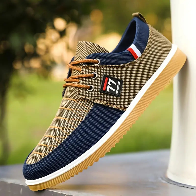 Ethan - Heren canvas schoenen met comfortabele zool