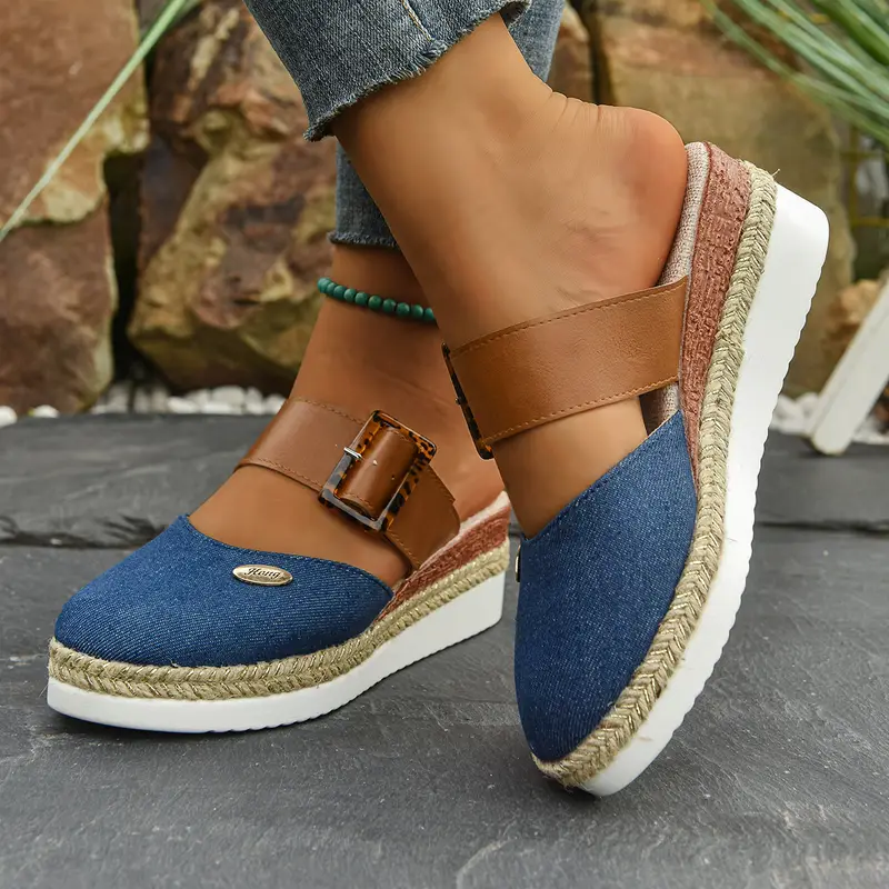 Lioraelle - Orthopedische sandalen met platform, geventileerd en casual