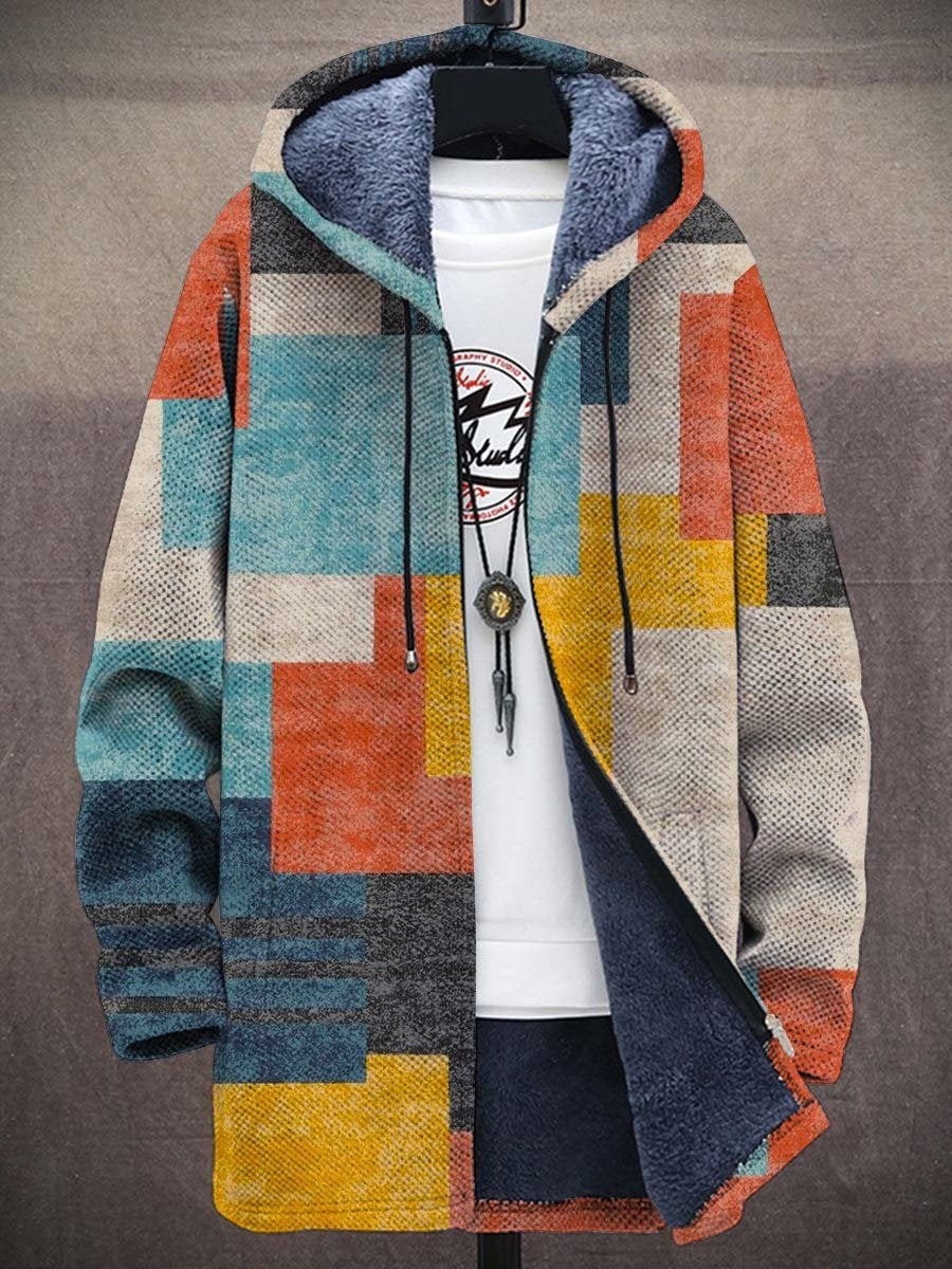 Paulette - Artistieke dames cardigan met capuchon en zachte voering
