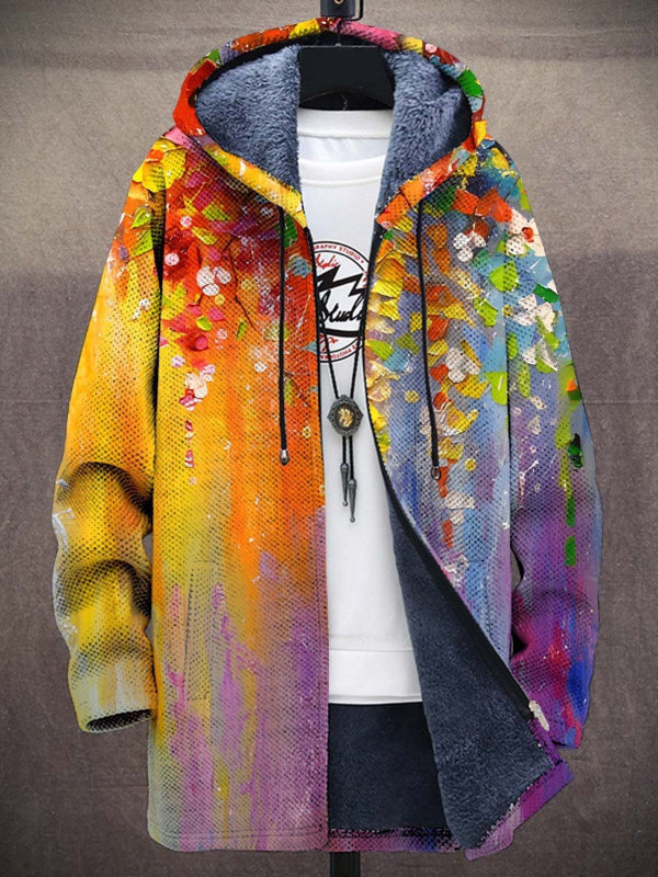 Paulette - Artistieke dames cardigan met capuchon en zachte voering