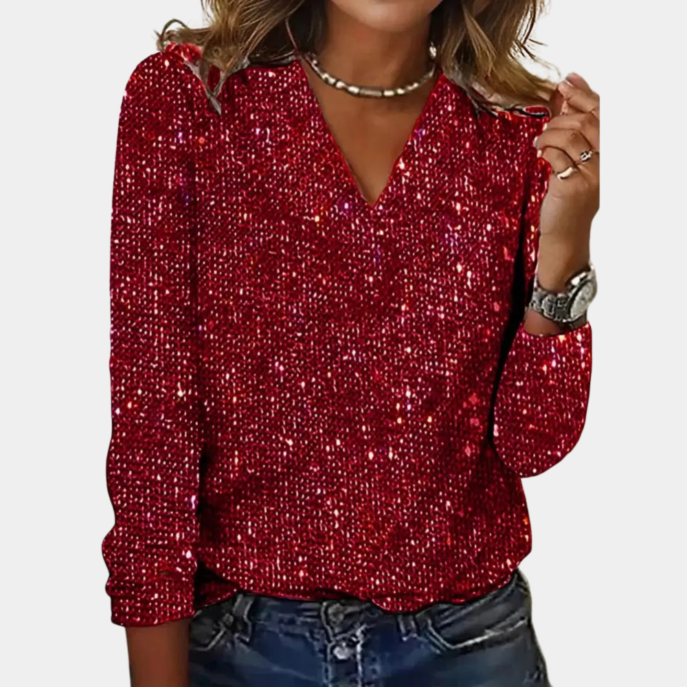 Tabitha - Glitter top voor dames