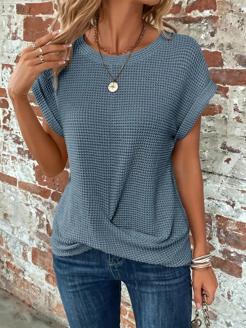 Anneloes - Casual T-shirt met korte Mouwen
