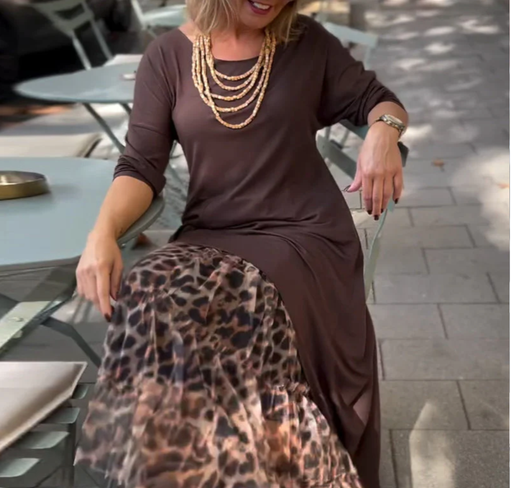 Evelorae - Chic Asymmetrische Jurk met Tulle Rok