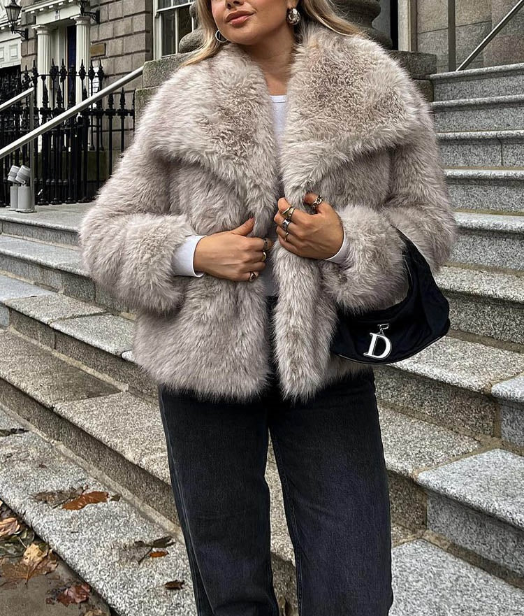 Amelie - Faux Fur Jas voor vrouwen