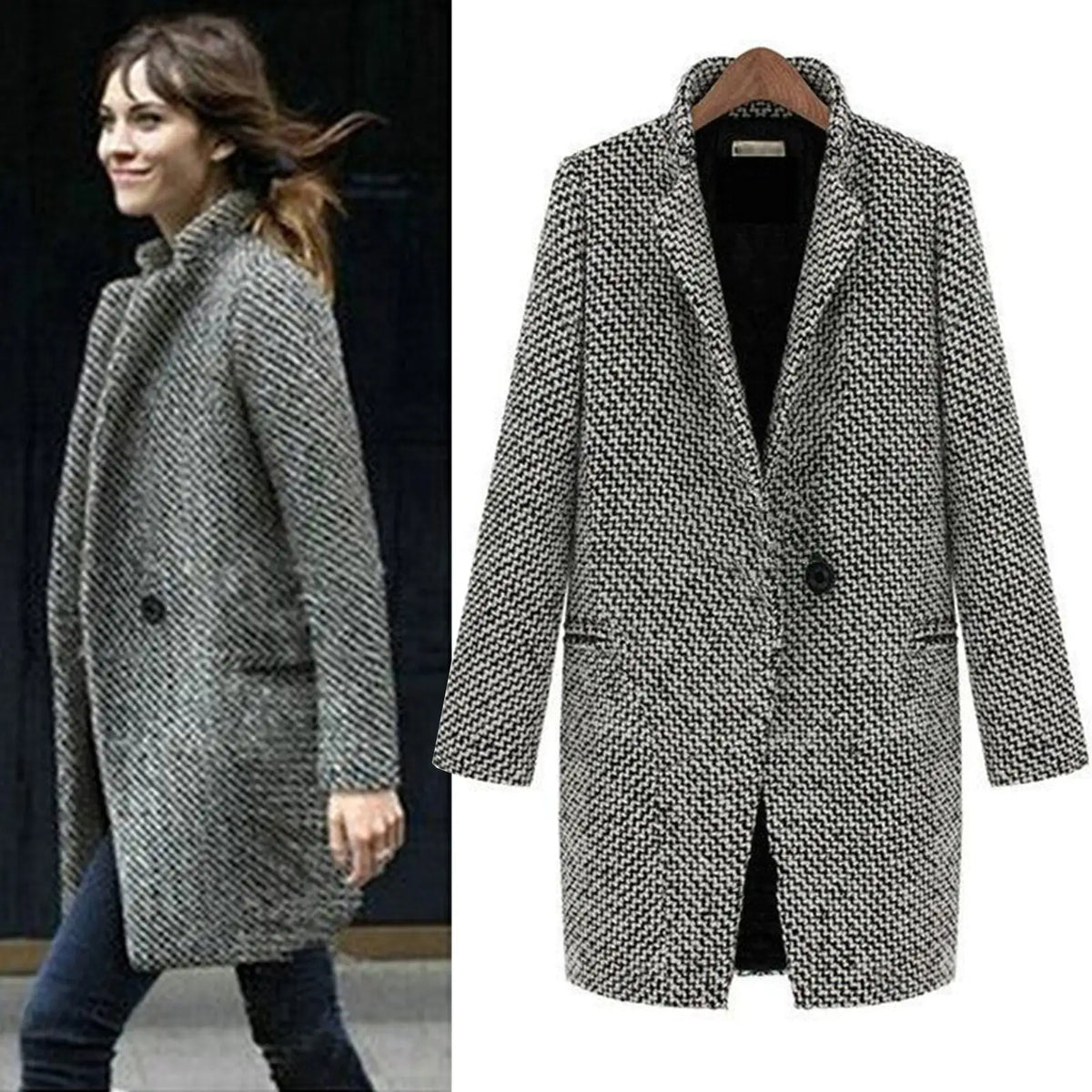 Adelina - Mooie kwaliteit damesjas voor de winter