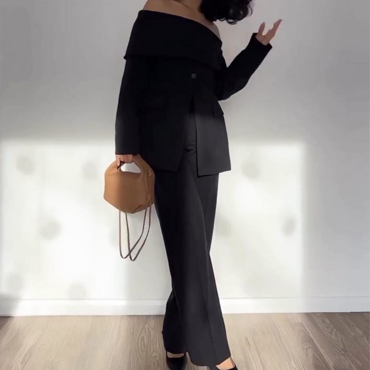 Jessica - Off shoulder blazer (vandaag met GRATIS pantalon)