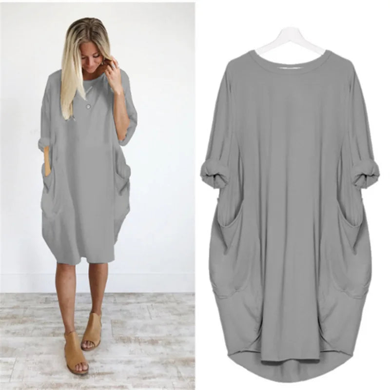 Axelle - Comfortabele jurk met zakken