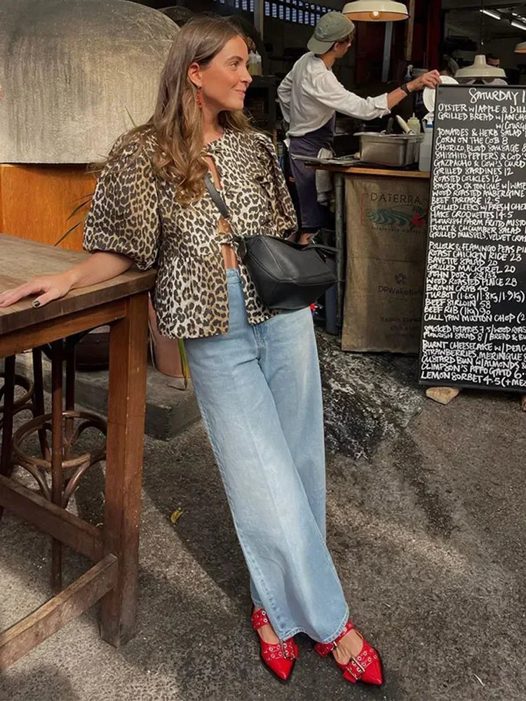 Bella - Leopard Print Top