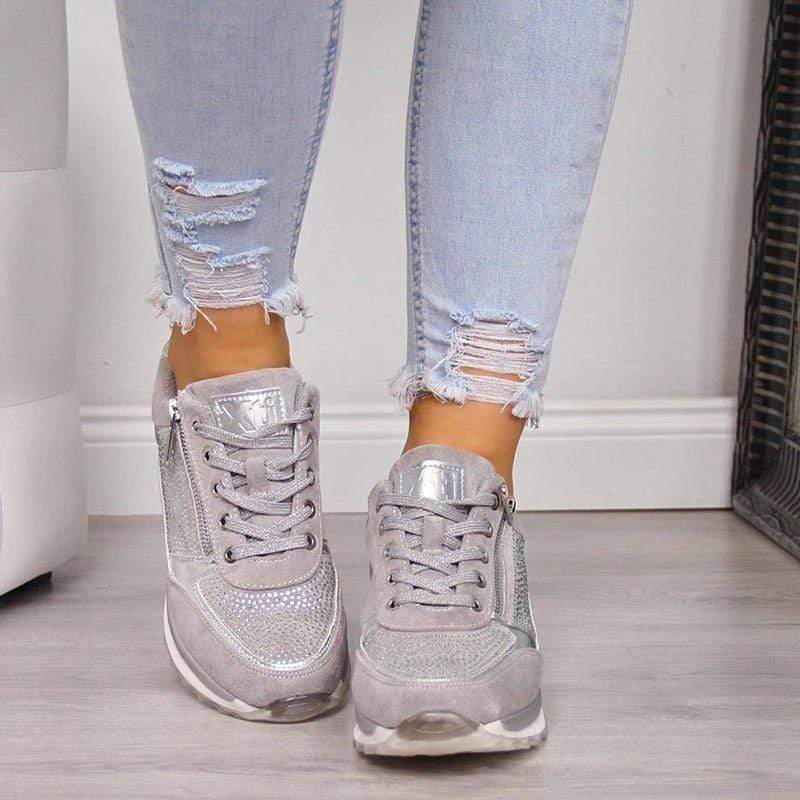 Ellemieke - Orthopedische damessneakers met zijrits